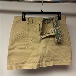High Sierra Tan Mini Skort